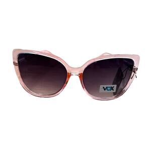 NEW VOX Pink Frame Gray Ombre Lens UV 400 Sunglasses